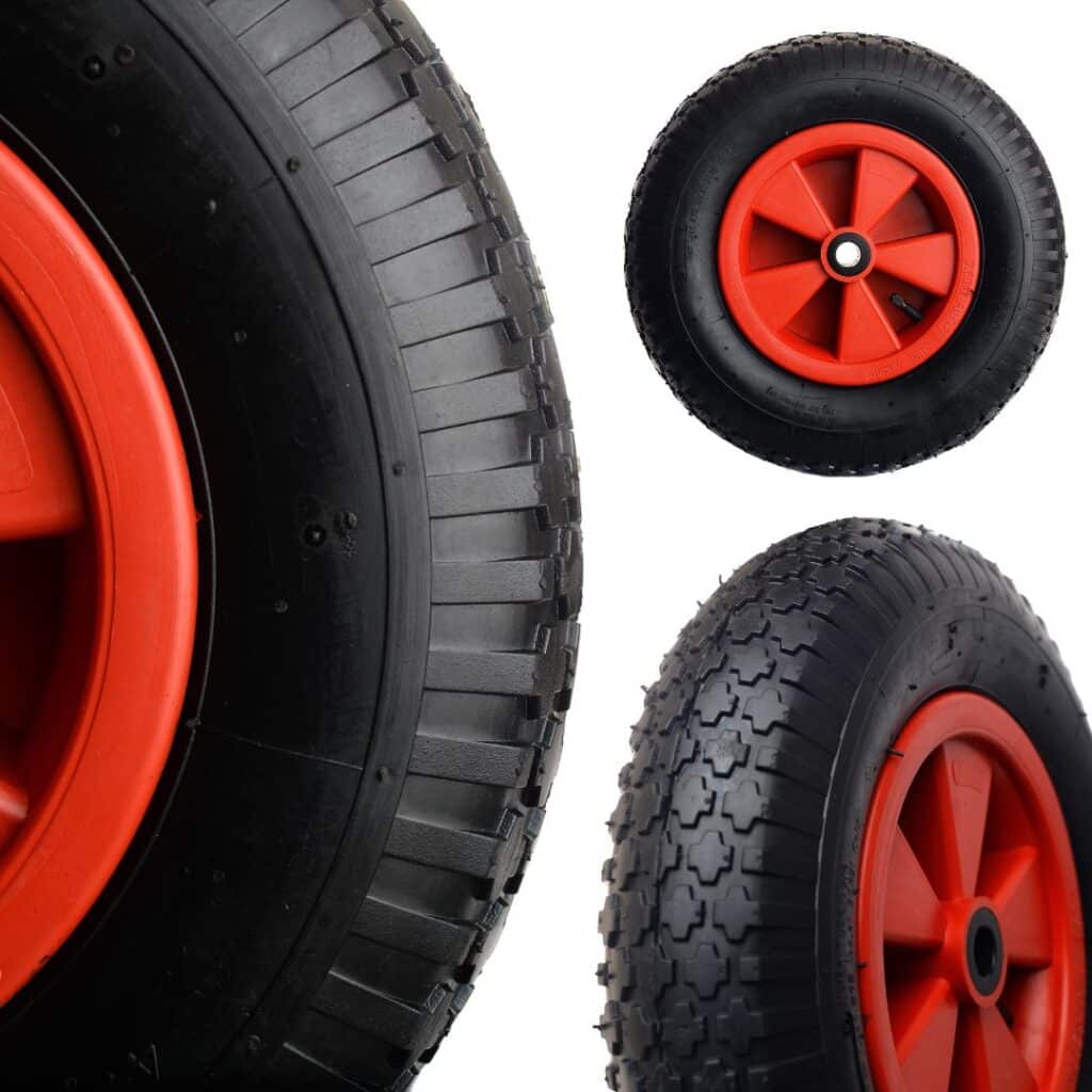 25 mm as gat wiele voor skelter kruiwagen 4.00-8