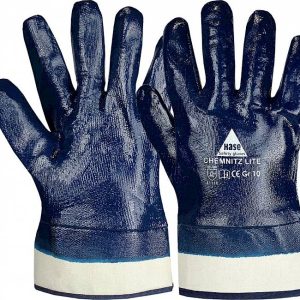 werkhandschoenen katoen met volledige nitril-coating maat 10