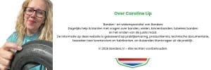 Caroline Lip van Banders met een band, banden- en wielenspecialist