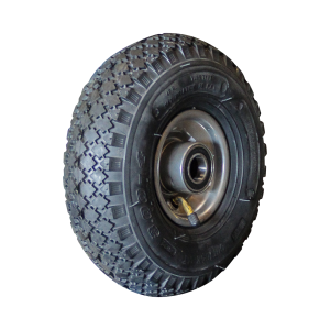 luchtband + wiel 3.00-4 V-6605 4PR + 2.10x4H2 ET0 NL75 31 A3 staal zilvergrijs