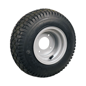 luchtband + wiel 13x5.00-6 V-3502 4PR + 4.50Ax6H2 ET0 60/90/4 52 A6 staal zilvergrijs