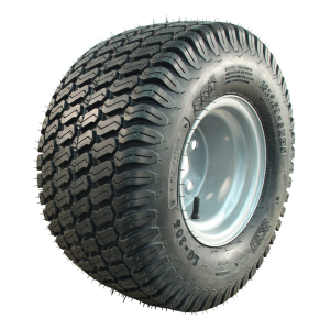 luchtband + wiel 18x9.50-8 LG-306 6PR + 7.00Bx8H2 ET-2 60/100/4 87 A6 staal zilvergrijs