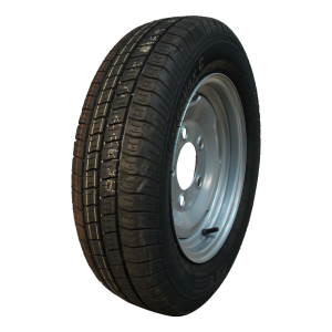 luchtband + wiel 155/80 R13C Kargomax ST-6000 M+S + 4Jx13H ET0 94/140/5 91/89 N staal zilvergrijs