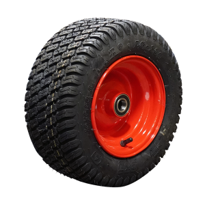 luchtband + wiel 16x6.50-8 LG-306 4PR + 5.50Bx8H2 ET0 NL100 staal rood