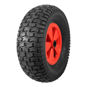 luchtband + wiel 16x6.50-8 V-3502 4PR + 2.50Ax8 NL75 kunststof rood