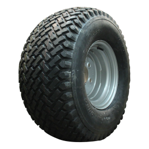 luchtband + wiel 26x12.00-12 HF-213 8PR 10.50Ix12H2 ET0 94/140/5 A3 staal zilvergrijs