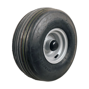 luchtband + wiel 15x6.00-6 V-3503 6PR + 4.50Ax6 ET0 NL88 A3 staal zilvergrijs