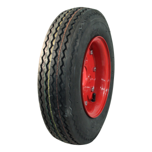 luchtband + wiel 5.70-8 (146/91-8) KT-701 6PR + 3.00D-8 ET0 60/100/4 77 M staal rood