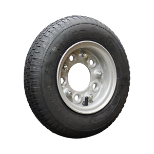 luchtband + wiel 4.80/4.00-8 V-6635 4PR + 3.00D-8 ET0 94/140/5 staal, zilvergrijs