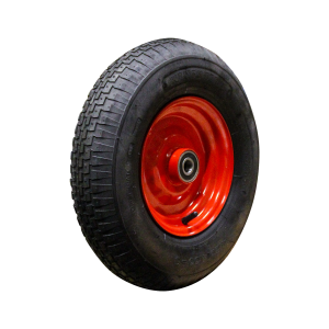 luchtband + wiel 4.80/4.00-8 V-6635 4PR + 2.50Ax8 ET0 NL75 staal rood