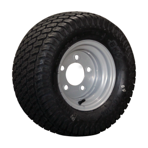 luchtband + wiel 20x8.00-10 LG-306 6PR + 6.00x10H2 ET-4 94/140/5 staal zilvergrijs